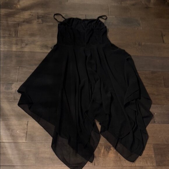 iEFiEL Womens Lyrical Chiffon Ballet Dance Dress Asymmetric - Picture 6 of 7